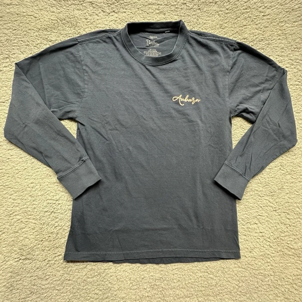 Pressbox by Royce Auburn University Tigers Womens Small Blue L/S Cotton T-Shirt